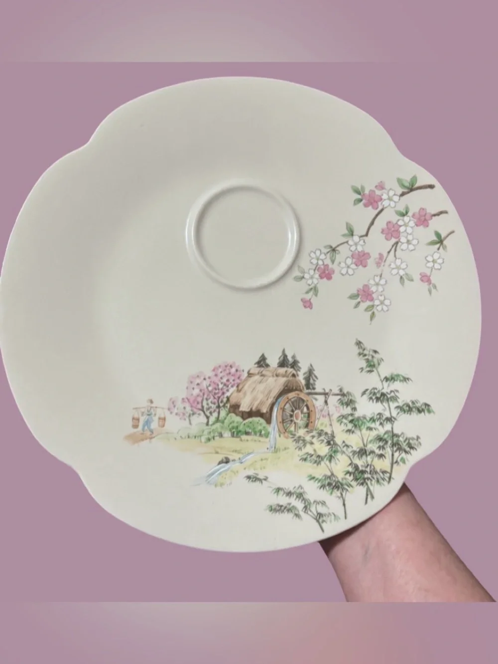 Vtg Meito China Tea & Toast Snack Plates - Set of 2 (Preloaded with Character!)